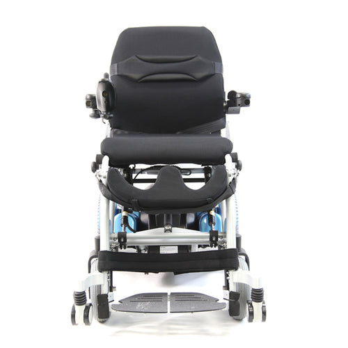 Karman XO-202 Full Power Stand Up Wheelchair, Runs Off 25 Miles Per Charge, 18 inch in Width, Aluminum Frame With Companion Controller